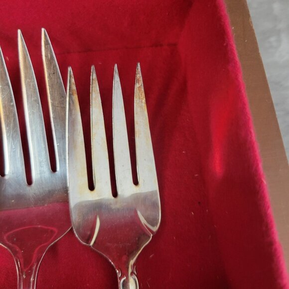 Oneida Community AFFECTION Silverplate Flatware 45 Pieces + McGraw Case … - Picture 8 of 15